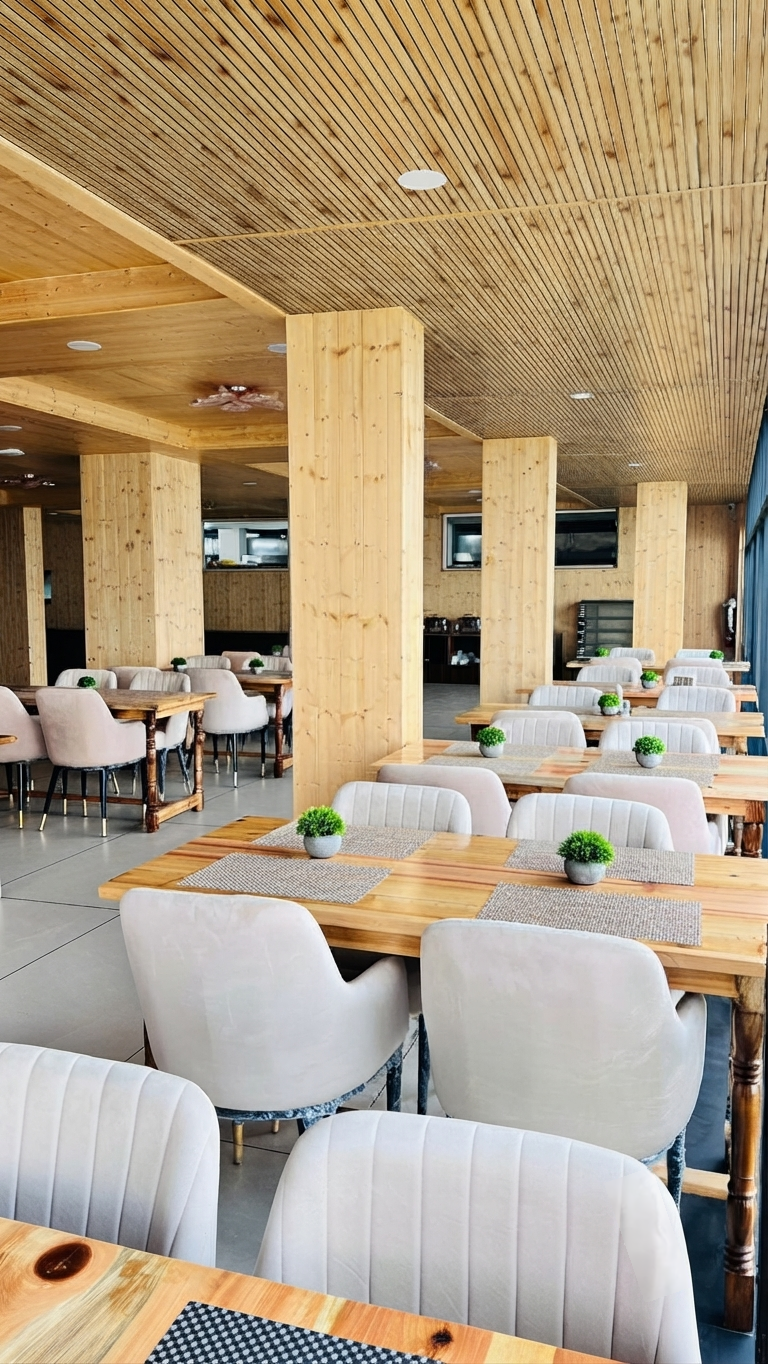 The dining room at Usshmaa